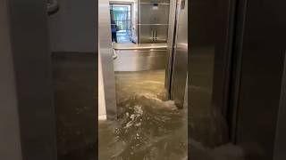 Storm Floods Ottawa Building All the Way to the Elevators | #short #onstorm #weather #ottawa