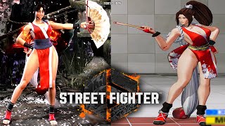 MAI Gameplay Comparison  (SF6 - KOF - Fatal Fury)