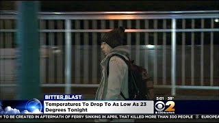 Commuters Cope With Bitter Blast