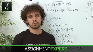Square Root Equations (Example 2)