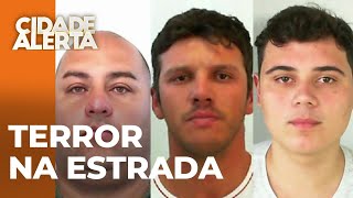 Polícia prende três homens, suspeitos de roubar carga e manter caminhoneiro amarrado