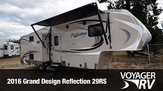 2016 Grand Design Reflection 29RS Fifth Wheel Video Review - Voyager RV