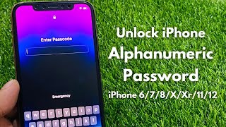 Unlock All Models iPhone iF Forgot Password : Remove Alphanumeric Password : Unlock Disable iPhone’s
