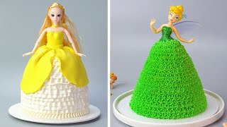 DISNEY PRINCESS 🌹 Creative Pull Me Up Cake Ideas | Tsunami Cake | Easy Cake Decorating Compilation