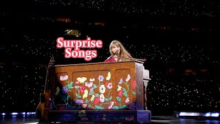 almost 2 hours of surprise songs