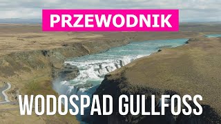 Wodospad Gullfoss w 4k. Islandia, wodospad Gullfoss miejsca do odwiedzenia