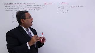 3-Address Code - GATE Exercise 2