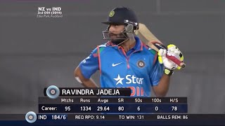 Ravindra Jadeja's Magnificent 66* off 45 vs New Zealand | NZ vs IND 2014 | 3rd ODI Auckland