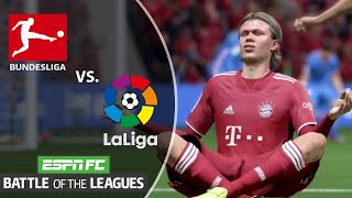 Can Haaland & Lewandowski bounce back for Bundesliga vs. La Liga? | FIFA 22 | Battle of the Leagues