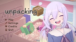 【unpacking】夏のお片付けいくぞっ！（1回目）【#Vtuber】