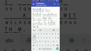 Cryptogram Puzzle #50 Android Quote Answer