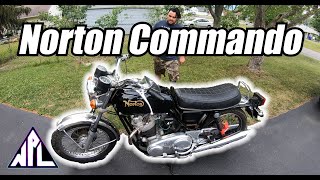 1974 Norton Commando 850 // When your buddy gets a REAL bike and then lets you borrow it!! // 4K