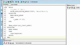 Oracle PL/SQL Tutorial - Suggestions for Exception Handling