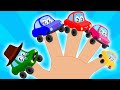 Little Red Car's Animated Finger Family Nursery Rhyme & Baby song