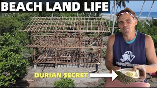 WOODEN HOME IN THE PHILIPPINES - Beach Land Life In Davao - THE DURIAN SECRET!?