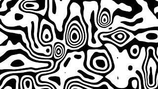 Black White Liquid Trippy Background NO Sound - psychedelic background