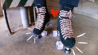 Just got my new skates ✨| unboxing Moxi panther skates