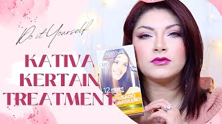 🇺🇸 KATIVA BRAZILIAN STRAIGHTENING- Keratin Hair Treatment @ Home : Step by Step How to \u0026 Full Review