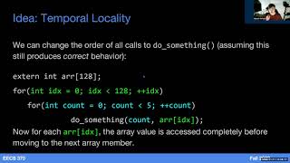 Lab 11: Cache-Aware Programming