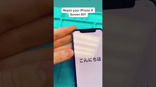 How to Repair an iPhone X Screen in 60 seconds #shorts