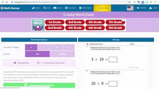 Mathgames.com - great resource for free math games and skill practice (can create worksheets as well