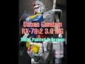 DABAN GUNDAM RX-78-2 3.0 MG Build, Painted & Review