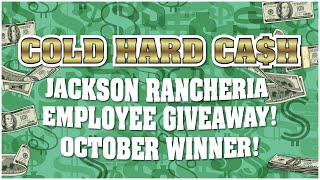 Cold Hard Cash Employee Giveaway October Winner 2025!