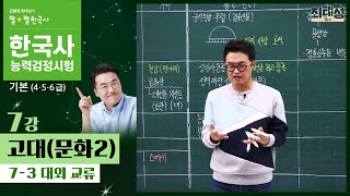 [기본별개념1]_ 7-3 대외 교류 / 7강 고대(문화2)｜한국사능력검정시험 기본