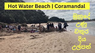 Hot Water Beach | මුහුදේ උණු වතුර දිය උල්පත් | Sinhala Vlog