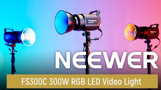 Introducing the NEEWER FS300C 300W RGB LED Video Light