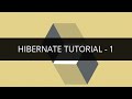 Hibernate Tutorial - 1 | Hibernate Tutorial for Beginners - 1 | Edureka