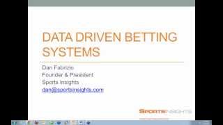 How to Create Data Driven NFL Betting Systems Webinar - Sports Insights Video