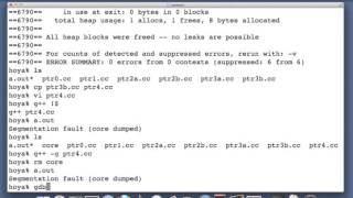 Pointers - Dangling Pointers - Screencast