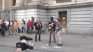 Bob Marley   Don't Worry About a Thing   Street Performance Cover by Lampa Faly