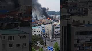 [단신] 강릉 포남동 교회 화재...1시간여 만에 진