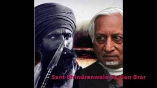Sant Bhindranwale Vs Gen Brar   JAGOWALE Ft  Kam Lohgarh