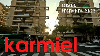 [4K UHD] Israel 🇮🇱 Karmiel in Winter 2022  City Tour #israel #karmiel #city