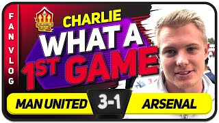 Manchester United 3-1 Arsenal McTOMINAY KEEPING OUT CASEMIRO! | CHARLIE'S Fan Vlog