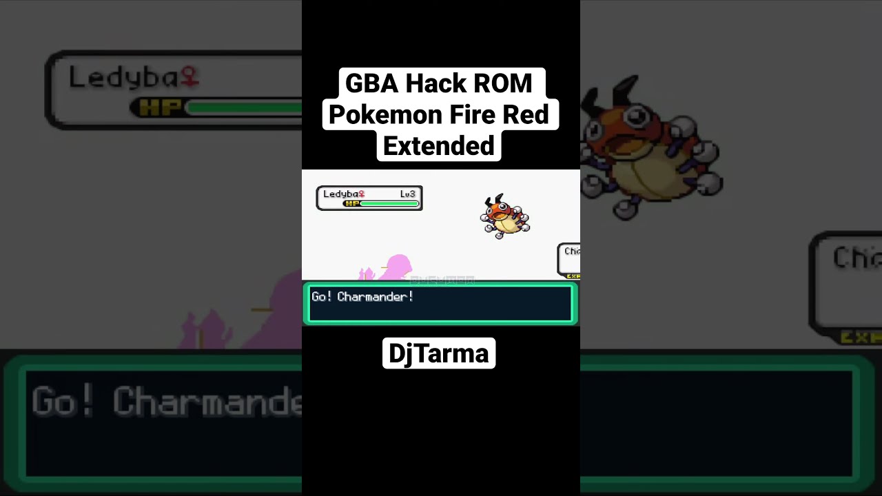 GBA Hack ROM Pokemon Fire Red Extended Gameplay #Shorts Ducumon