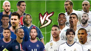 PSG Legends VS RM Real Madrid Legends (Ronaldo-Messi-Neymar-Mbappe-Vinícius-Ramos-Kaka-Carlos-maria)