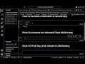 Python Dictionary Mastery: Tips, Tricks, and Best Practices| Topic 5 |