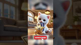 Kucing itu bertukar menjadi polis #funny #cat #kucing #cute #animation #sn-emoji