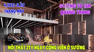 Bán nhà Gò Vấp | Nhà To Đẹp 4.2 x 22m Thang Máy đường 15M có Công Viên ở sướng đời - Nội thất 2 tỷ