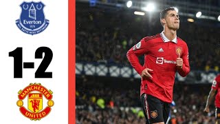 Everton Vs Manchester United 1-2 All Goals & Match Highlights English Premier League 2022HD