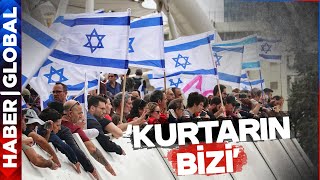 İsrailliler Meydanlara Çıkıp "Kurtarın Bizi" Diye Yalvardı! Tel Aviv'den Özel Görüntüler