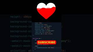 Animated Heart Using CSS | Heart Beat Animation CSS #shorts
