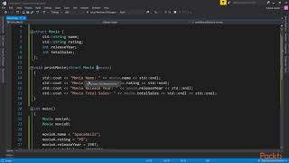 Getting Started with C++ Programming: Defining Data Structures and Classes| packtpub.com