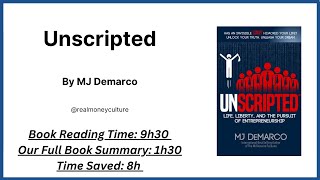 Unscripted By MJ Demarco Full Book Summary