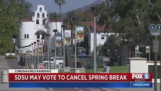 SDSU May Vote To Cancel Spring Break