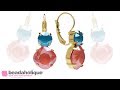 How to Make Earrings with Gita Settings for Swarovski Crystals